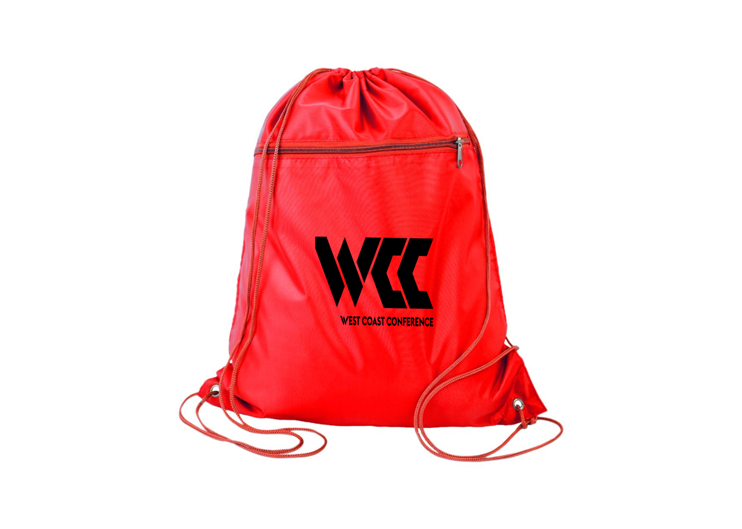 West Coast Conference Q-Tees - Polyester Cinchpack