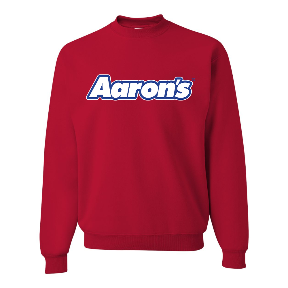 Men's Aaron_s Logo  JERZEES NuBlend Crewneck Sweatshirt