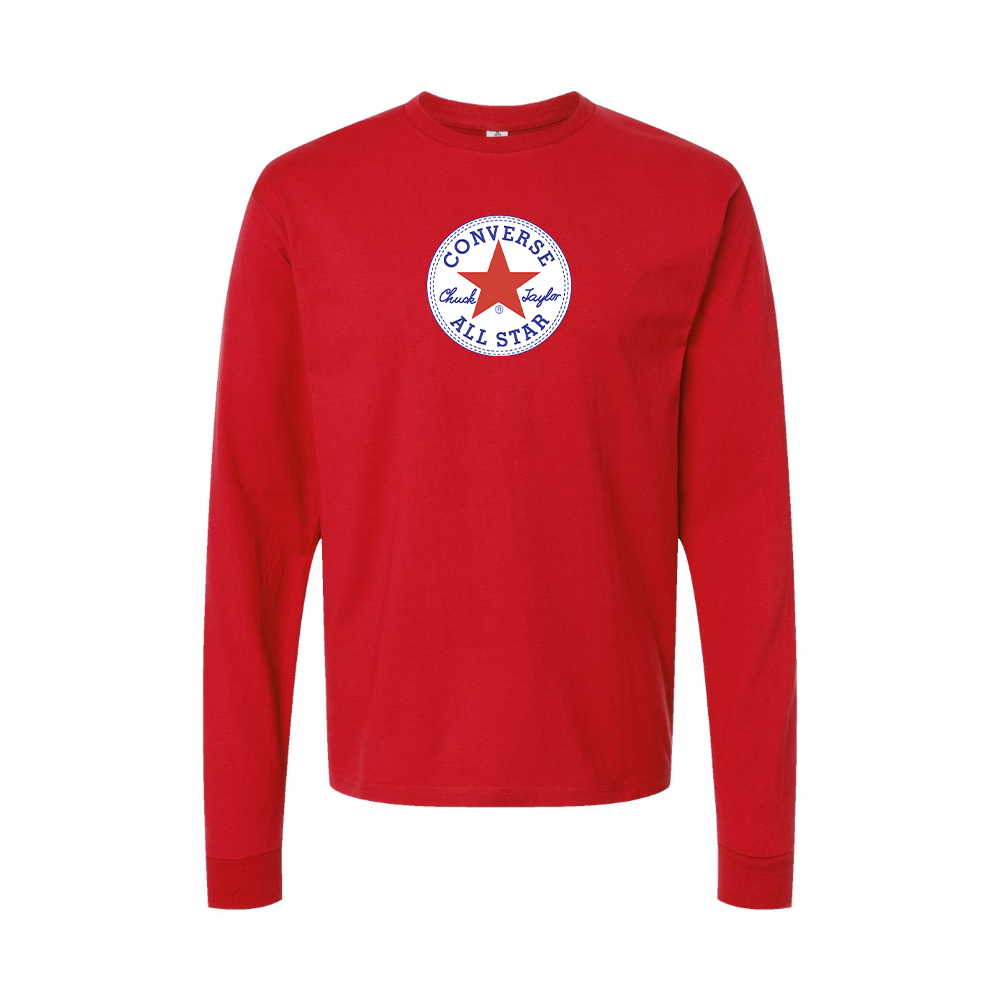 Youth Chuck Taylor All Star Logo Cotton Long Sleeve T-Shirt