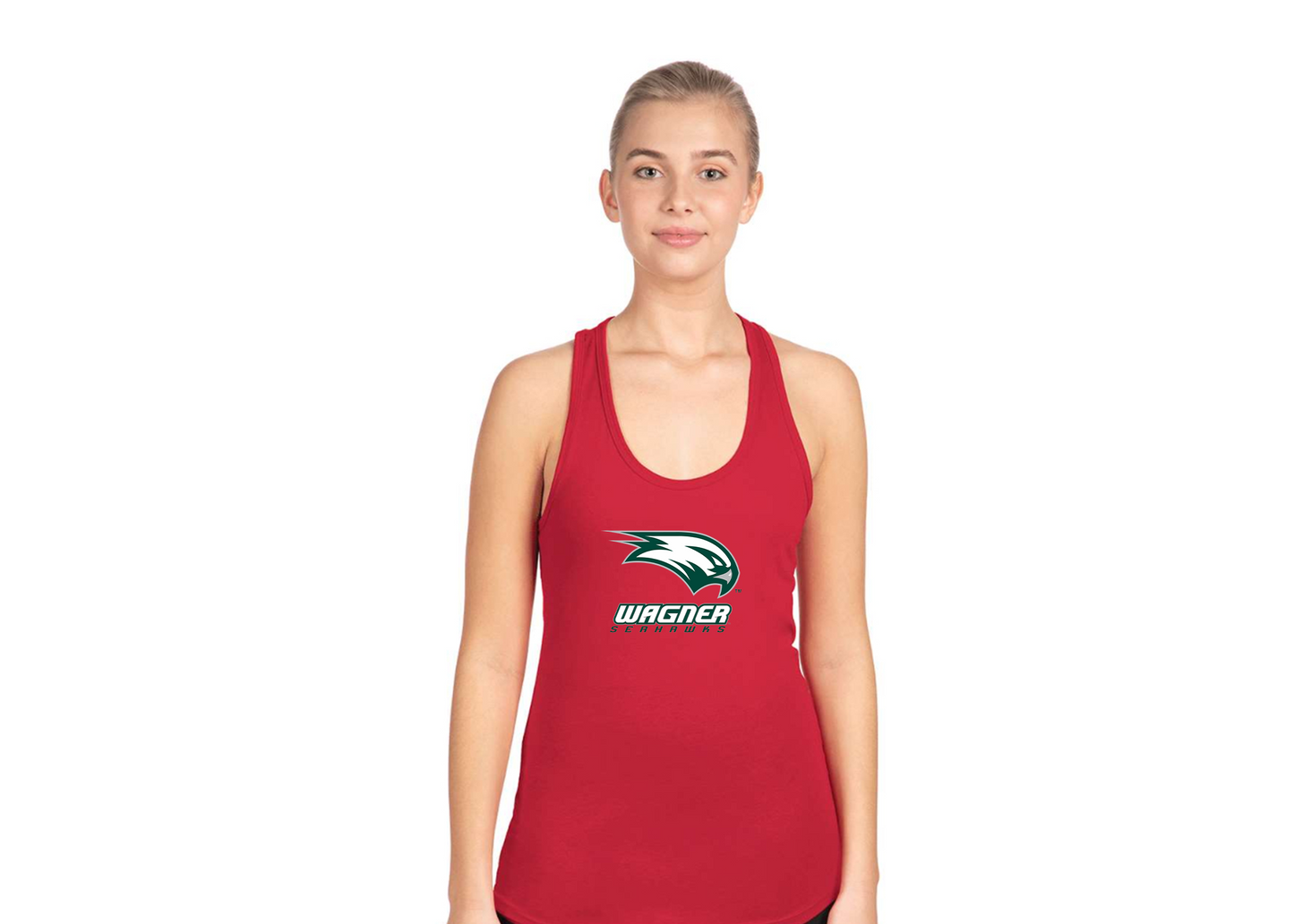 Women's Wagner Seahawks Next Level Ideal Racerback Tank
