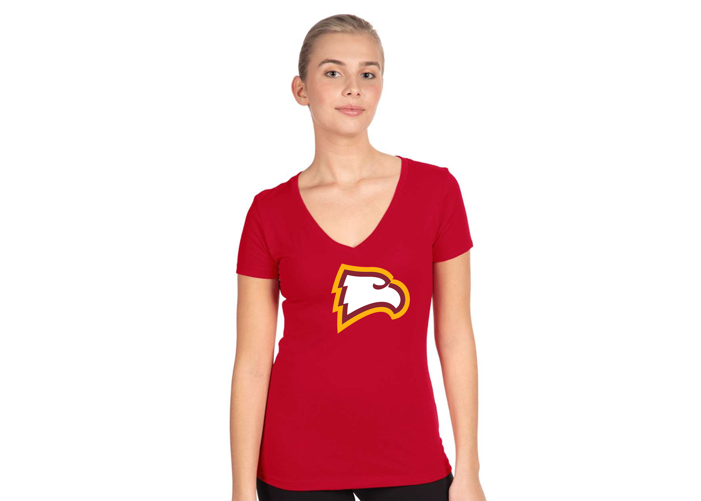 Women's Winthrop Eagles Next Level V-Neck T-Shirt
