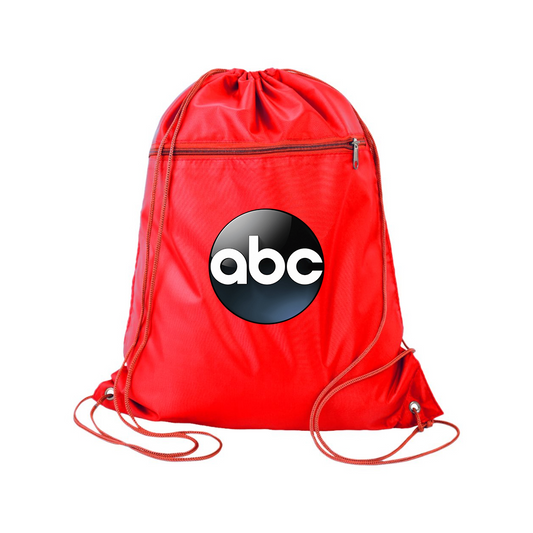 Abc Logo Q-Tees - Polyester Cinchpack