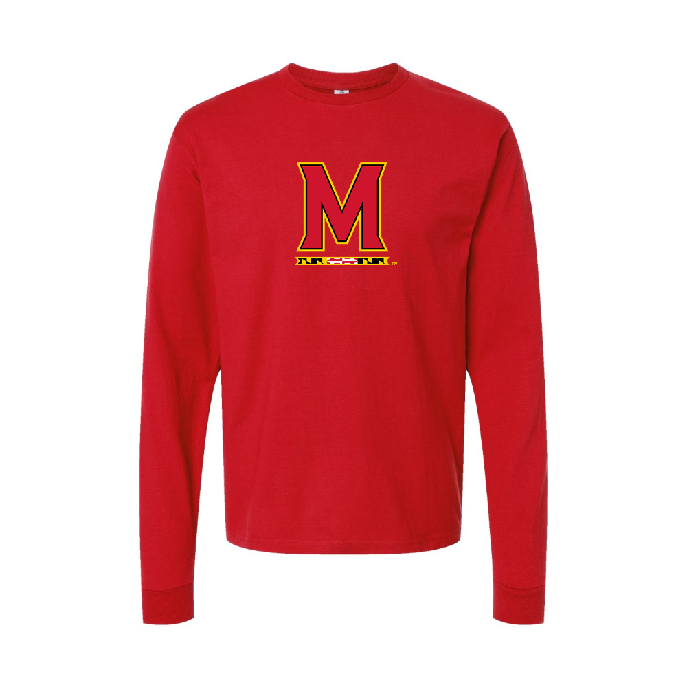 Men's Maryland Terrapins Logo Long Sleeve T-Shirt