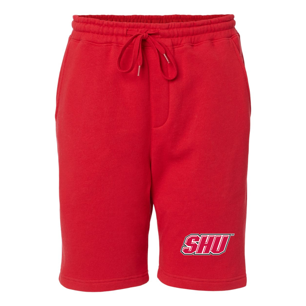 Men's Sacred Heart Pioneers Logo Independent Trading Co Midweight Fleece Shorts