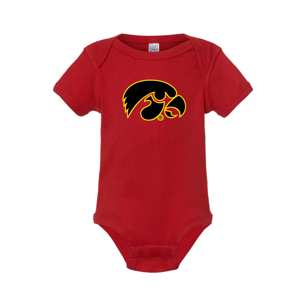 Lowa Hawkeyes Logo Baby Romper Onesie
