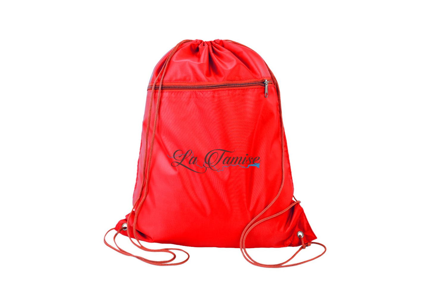 La Tamise Logo Q-Tees - Polyester Cinchpack