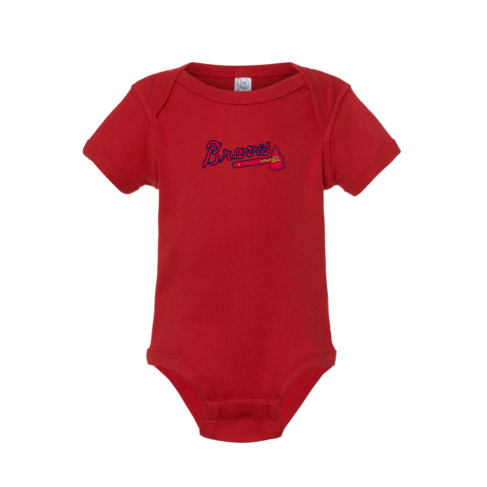 Atlanta Braves Logo Baby Romper Onesie
