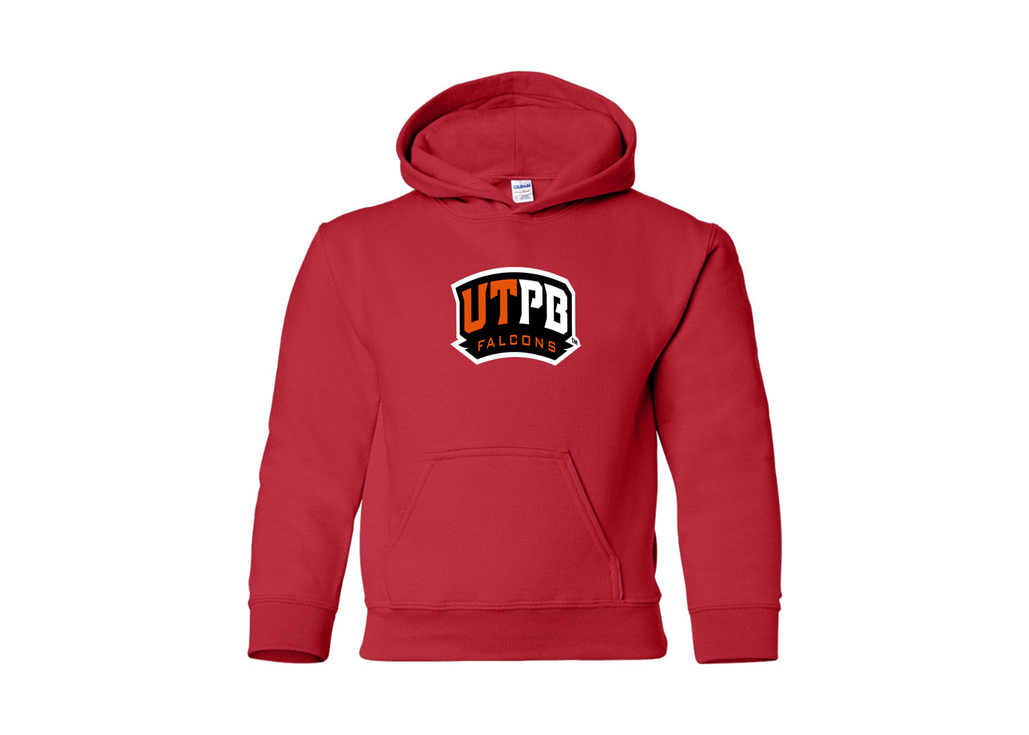 Youth UTPB Falcons Gildan Heavy Blend  Hooded Sweatshirt