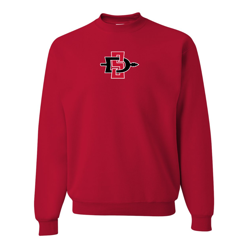 Men's San Diego State Aztecs Logo  JERZEES NuBlend Crewneck Sweatshirt