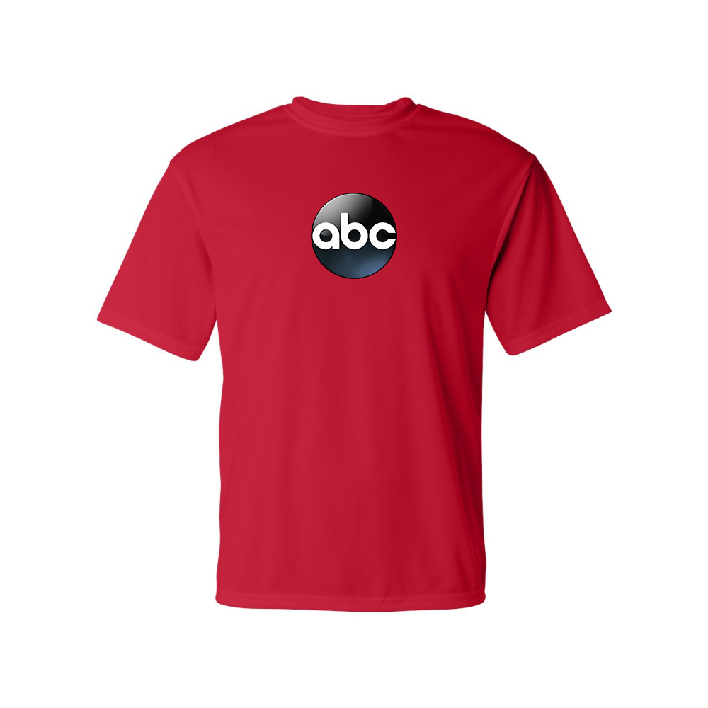 Men's Abc Logo Polyester T-Shirt