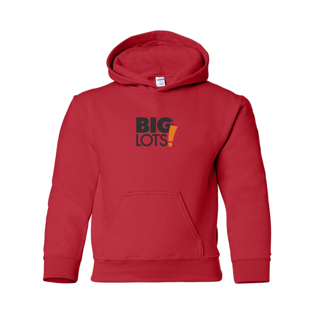 Youth Big Lots Logo Gildan Heavy Blend  Hooded Sweatshirt