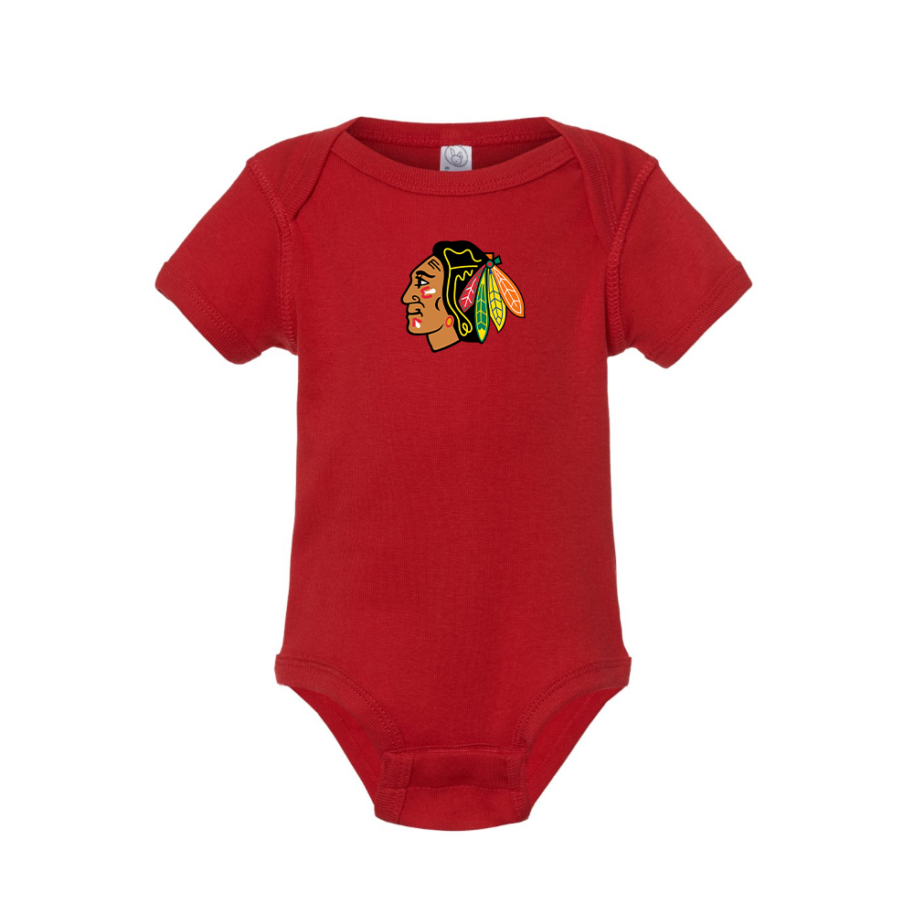 Blackhawks Logo Baby Romper Onesie