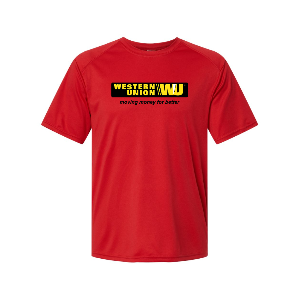 Men's Wastern Union Logo Polyester T-Shirt