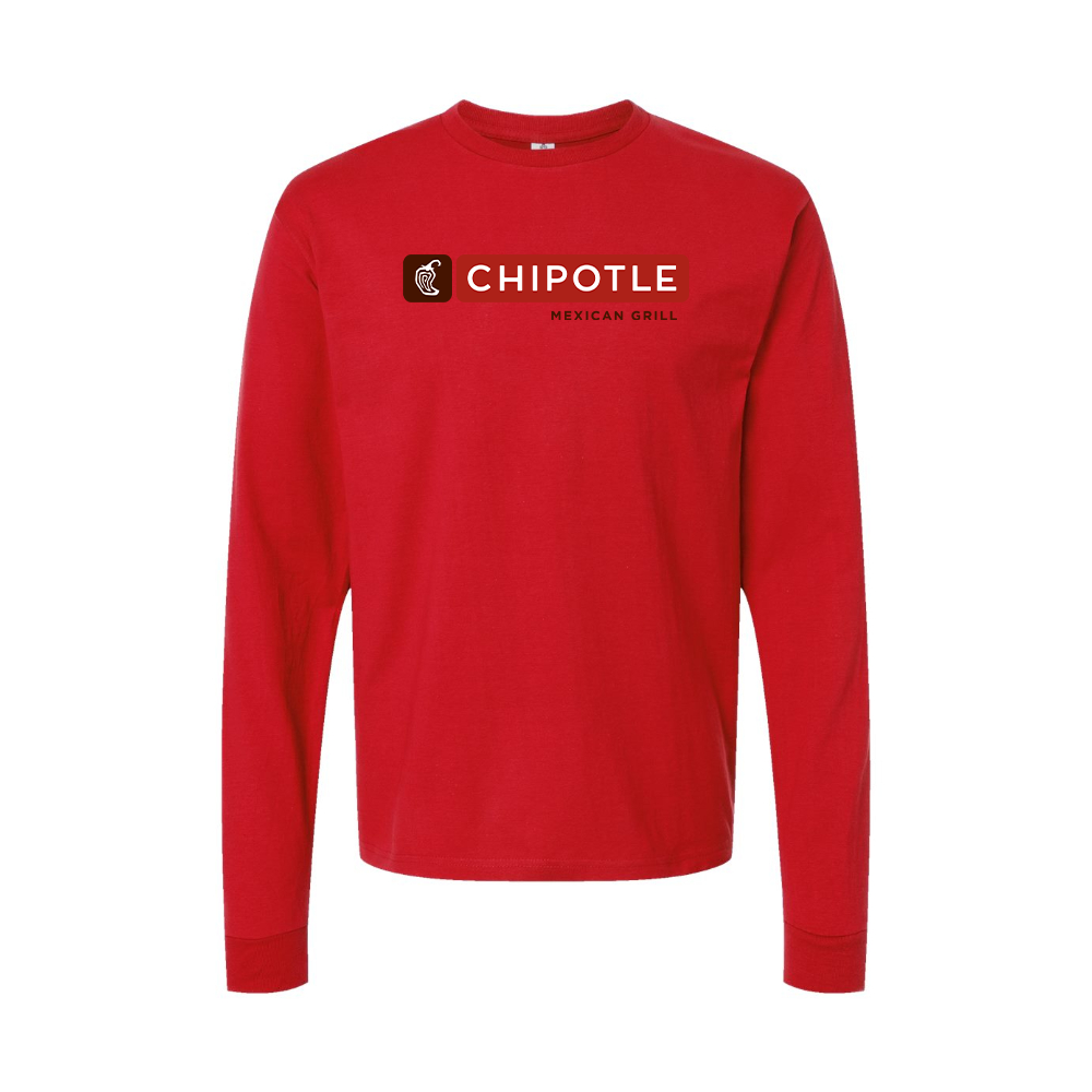 Youth Chipotle Logo Cotton Long Sleeve T-Shirt