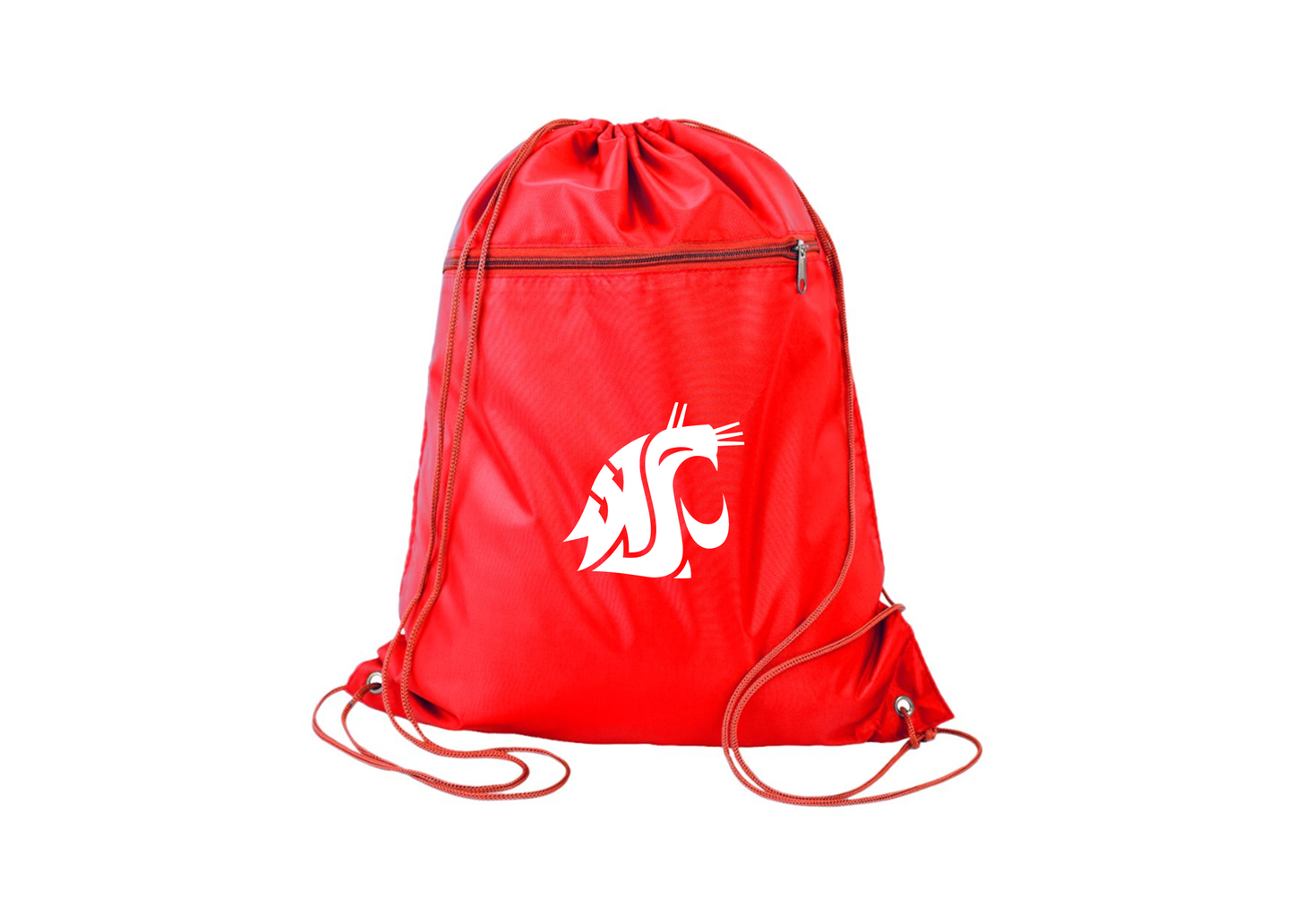Washington State Cougars Q-Tees - Polyester Cinchpack