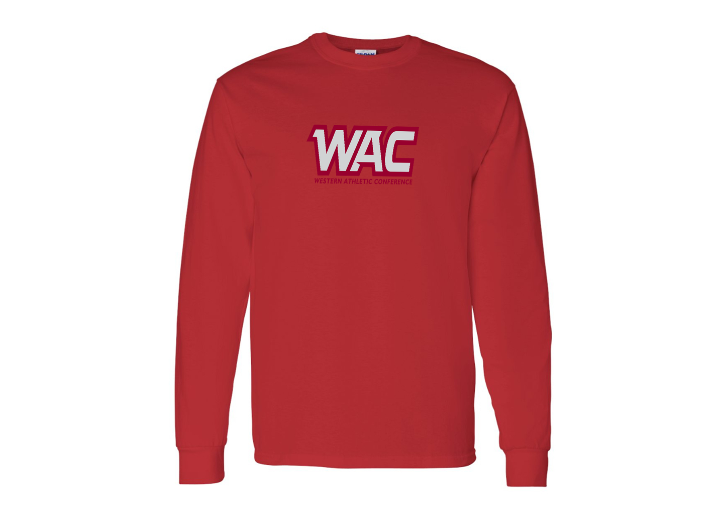 Men's Western Athletic Conference Gildan Heavy Cotton Long Sleeve T-Shirt