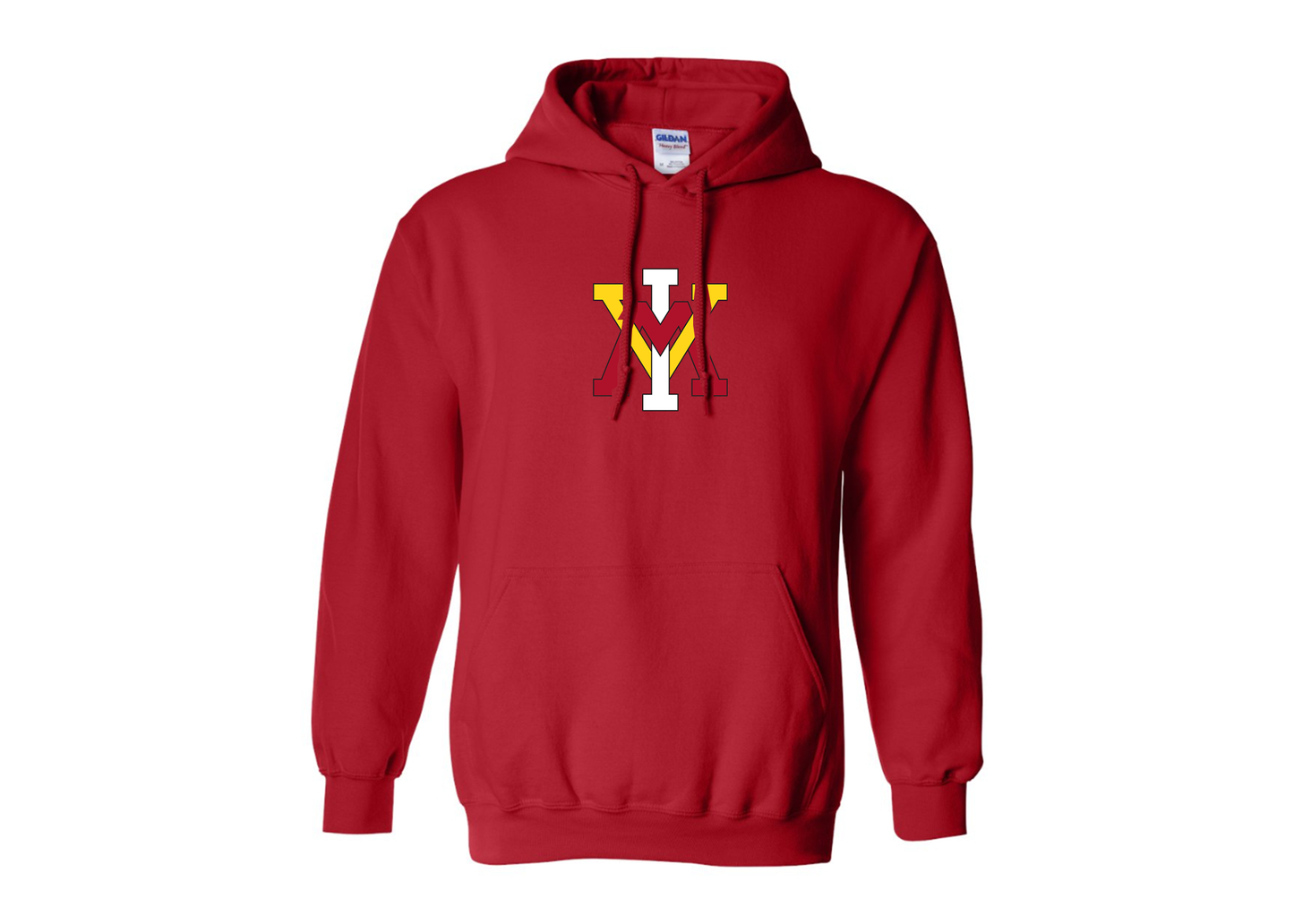 Men's VMI Keydets Gildan  Heavy Blend Hooded Sweatshirt