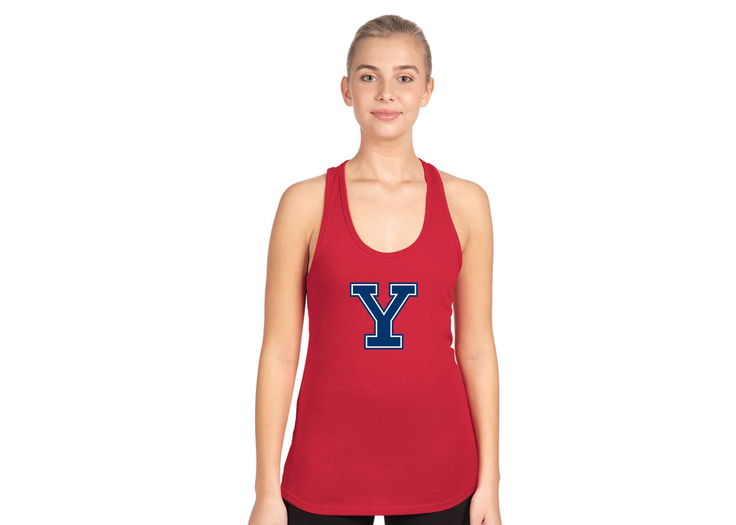Women's Yale Bulldogs Next Level Ideal Racerback Tank