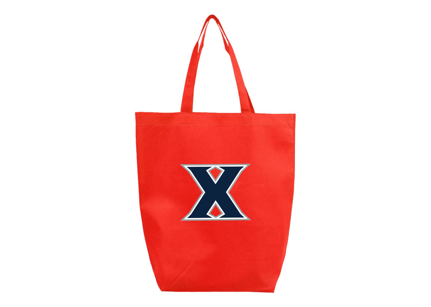 Xavier Musketeers Q-Tees Non-Woven Gusset Bottom Tote