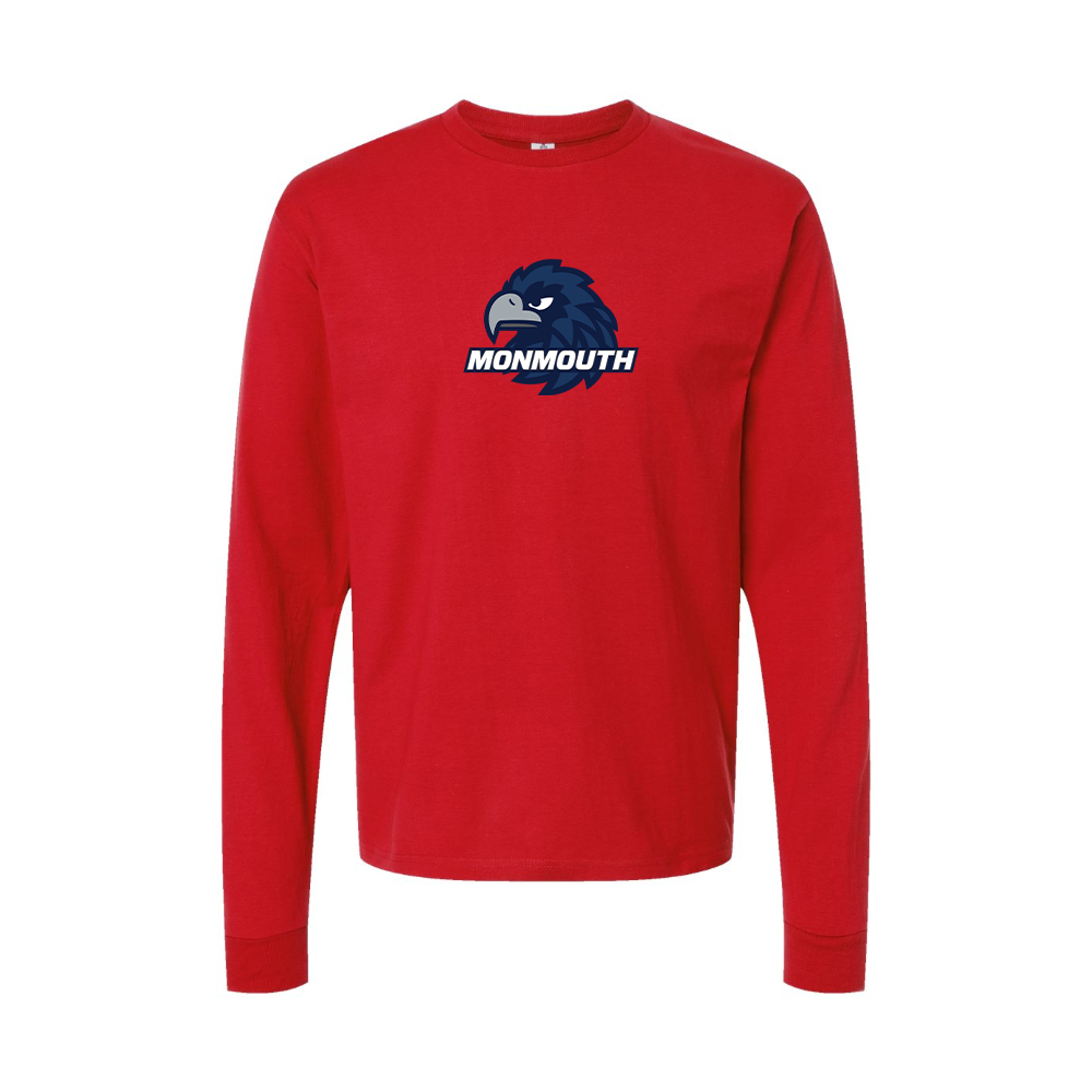 Men's Monmouth Hawks Logo Long Sleeve T-Shirt