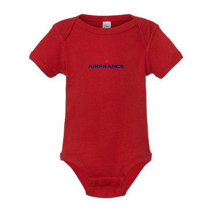 Air France Logo Rabbit Skins Infant Baby Rib Bodysuit
