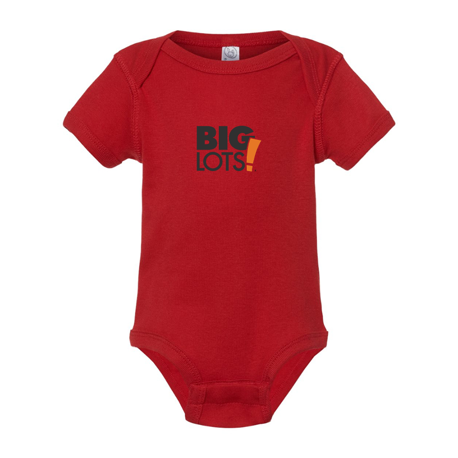 Big Lots Logo Rabbit Skins Infant Baby Rib Bodysuit