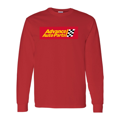 Men's Advance Auto Parts Logo Gildan Heavy Cotton Long Sleeve T-Shirt