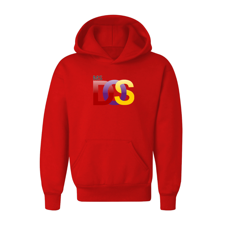 Youth MS DOS Logo Pullover Hoodie