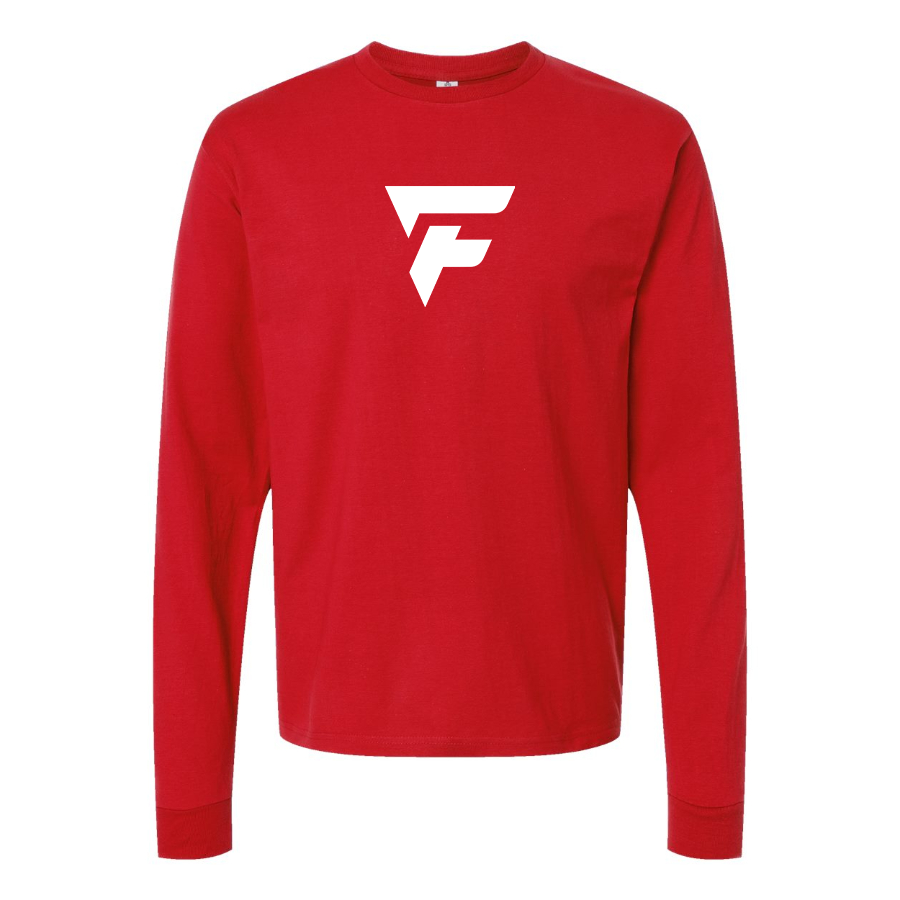 Youth Fittipaldi Logo Cotton Long Sleeve T-Shirt