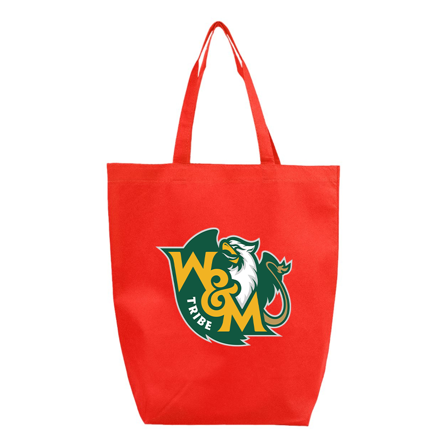 William and Mary Tribe Q-Tees Non-Woven Gusset Bottom Tote