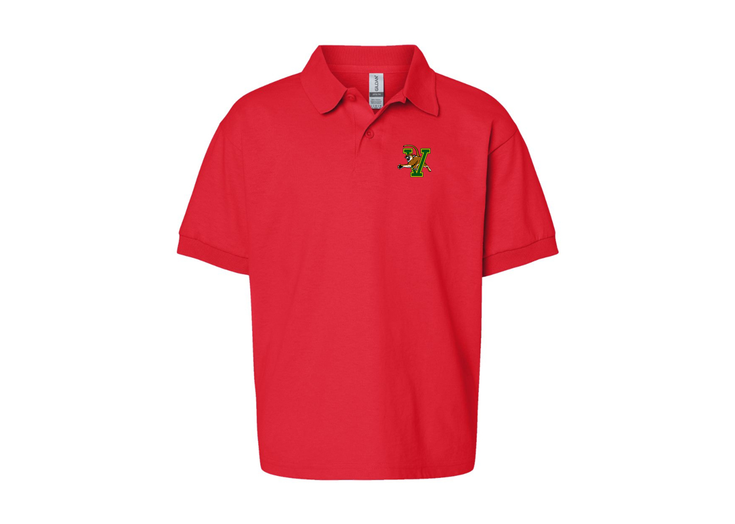 Youth Vermont Catamounts Dry Blend Jersey Polo