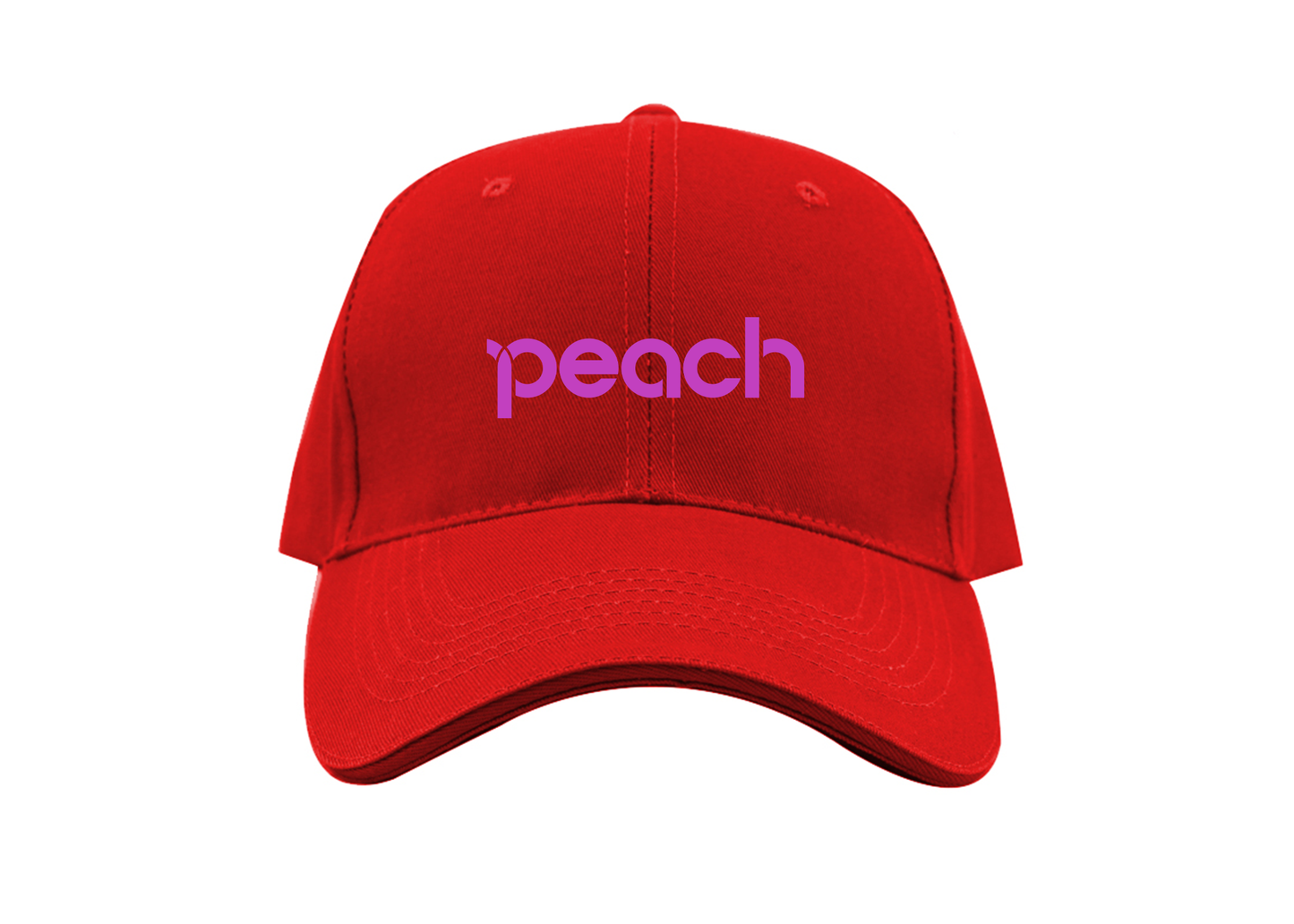 Peach Aviation Logo Dad Baseball Cap Hat