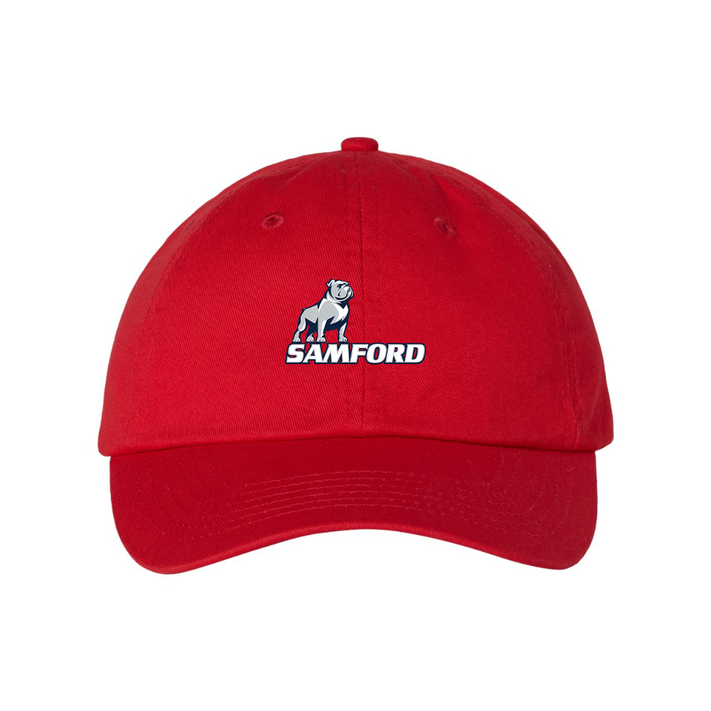 Samford Bulldogs Logo Valucap Adult Bio-Washed Classic Dad Hat