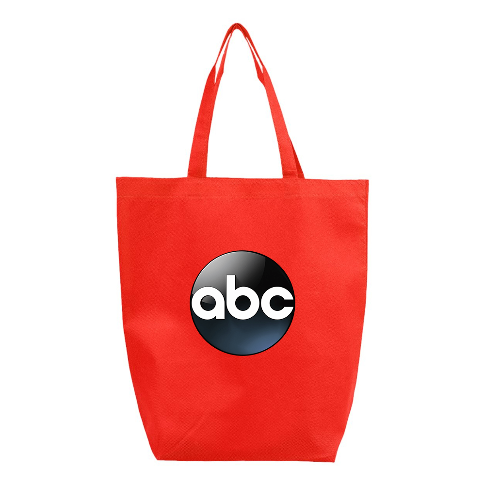 Abc Logo Q-Tees Non-Woven Gusset Bottom Tote