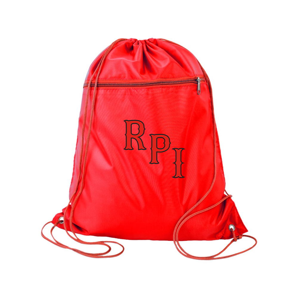RPI Engineers Logo Q-Tees - Polyester Cinchpack