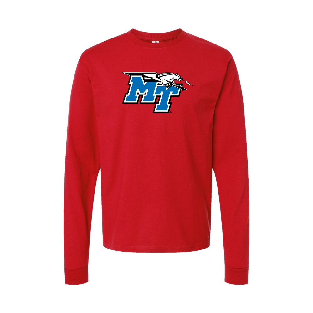 Men's Middle Tennessee Blue Raiders LogoLong Sleeve T-Shirt