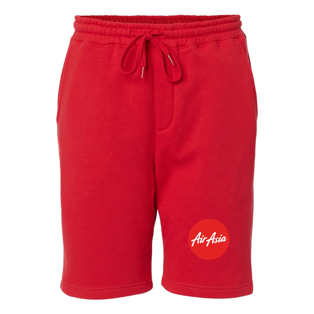 Men's Air Asia Logo Independent Trading Co Midweight Fleece Shorts