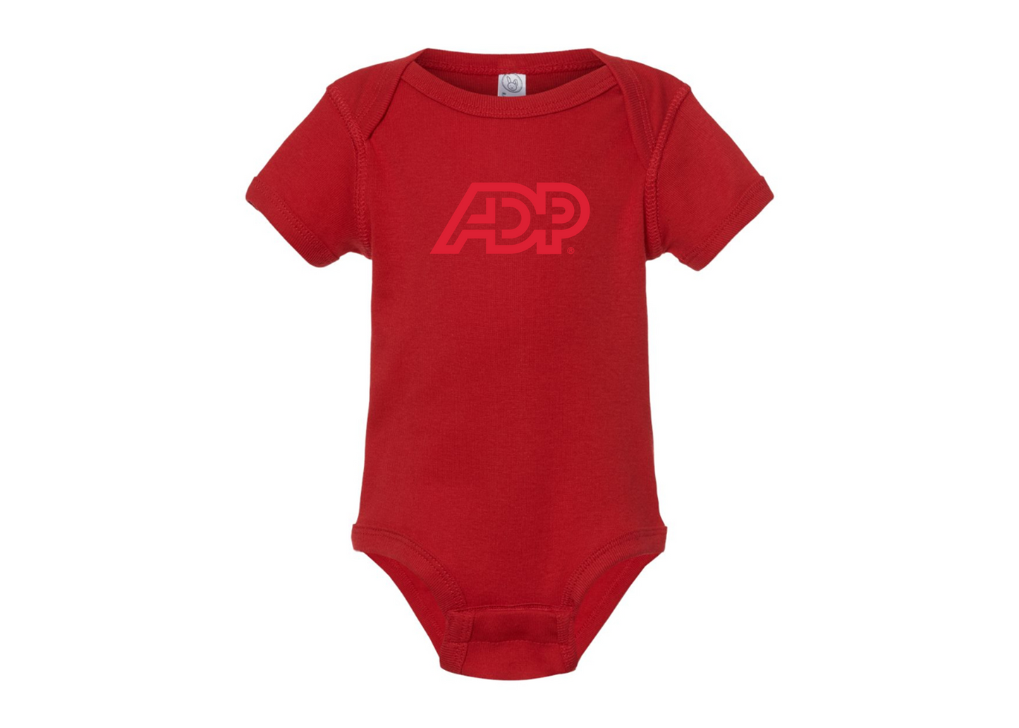 ADP Logo  Rabbit Skins Infant Baby Rib Bodysuit