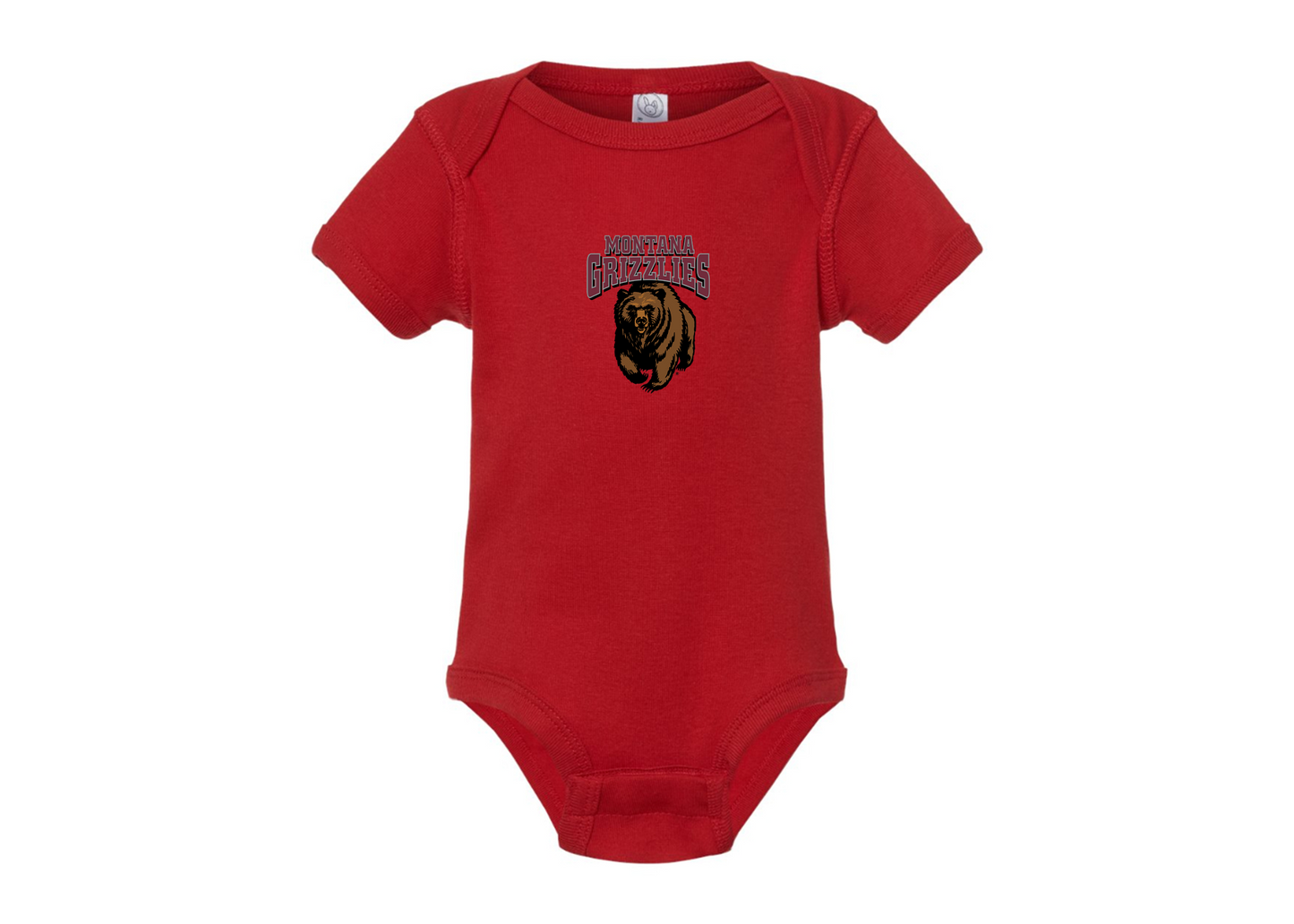 Montana Grizzliesl Rabbit Skins Infant Baby Rib Bodysuit