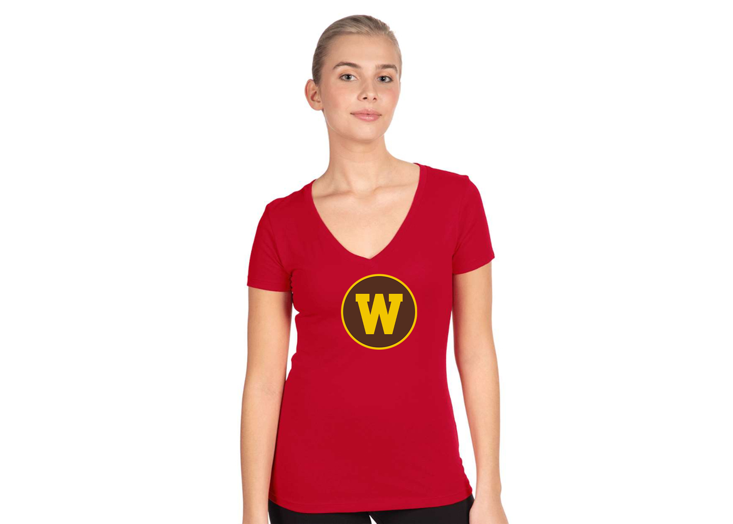 Women's Western Michigan Broncos Next Level V-Neck T-Shirt
