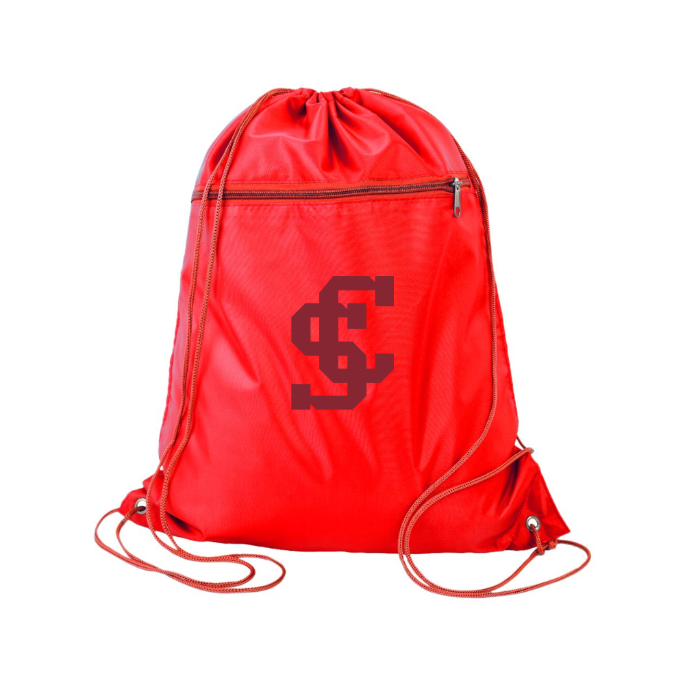 Santa Clara Broncos Logo Q-Tees - Polyester Cinchpack