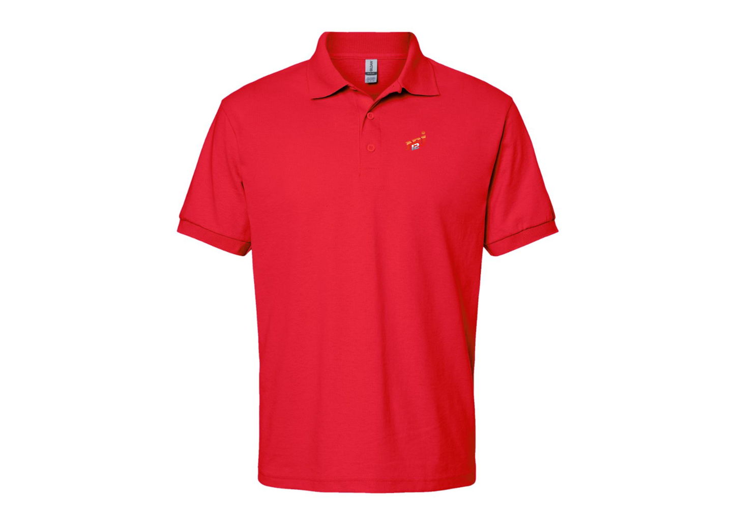 Men's NRJ 12 Logo Gildan Dry Blend Jersey Polo