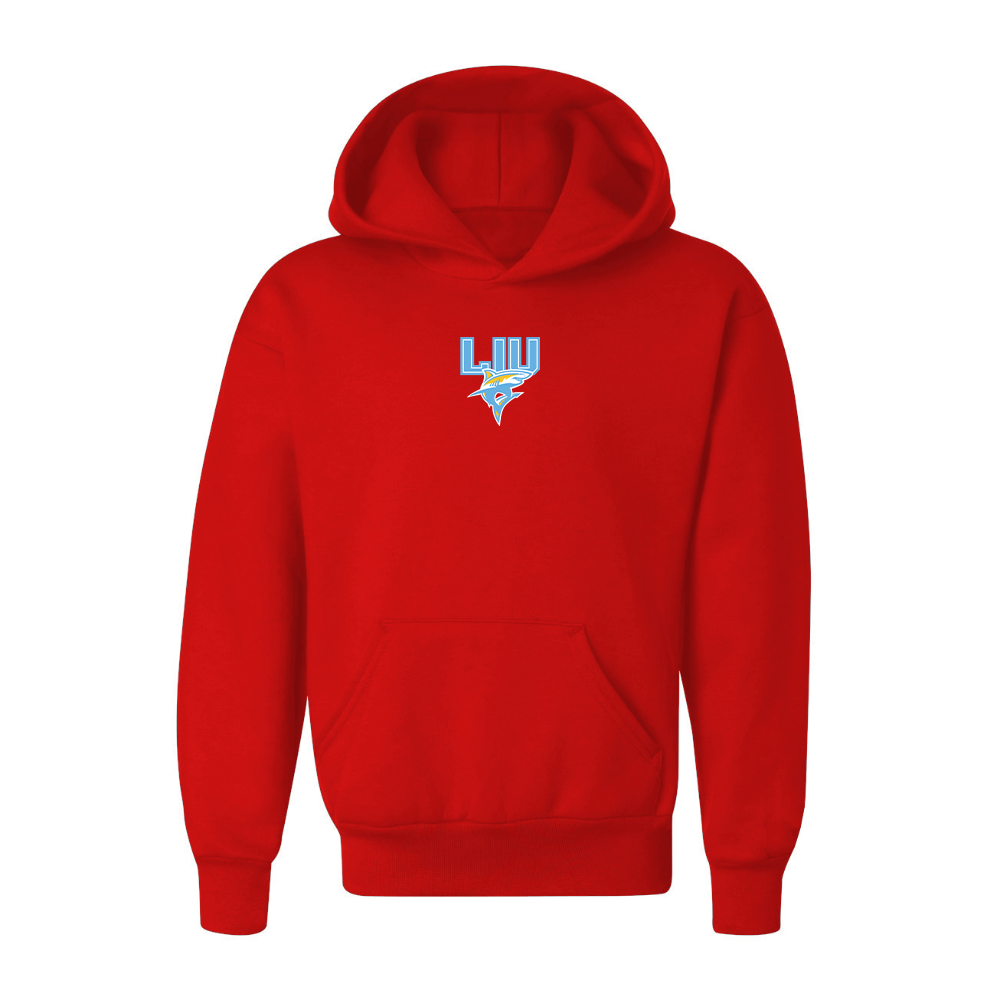 Youth LIU Brooklyn Blackbirds Logo Pullover Hoodie