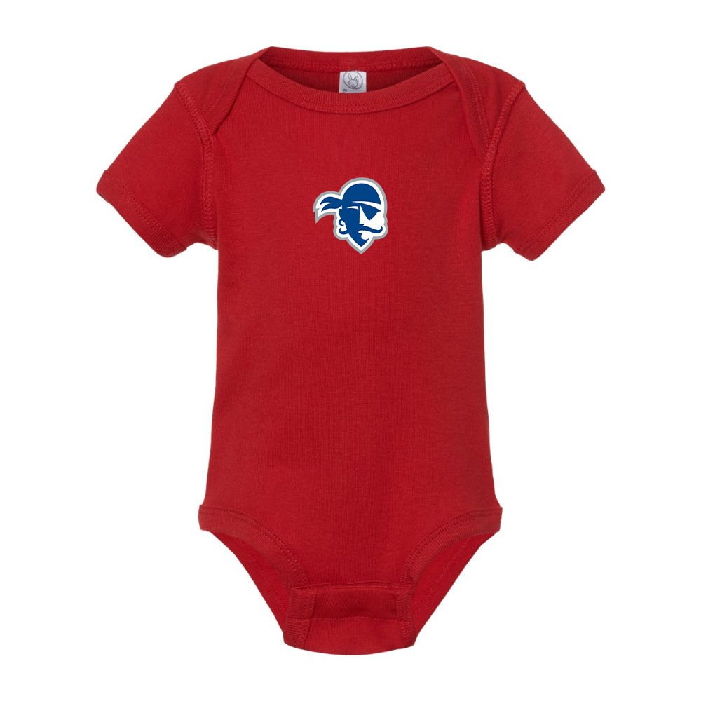 Seton Hall Pirates Logo  Rabbit Skins Infant Baby Rib Bodysuit