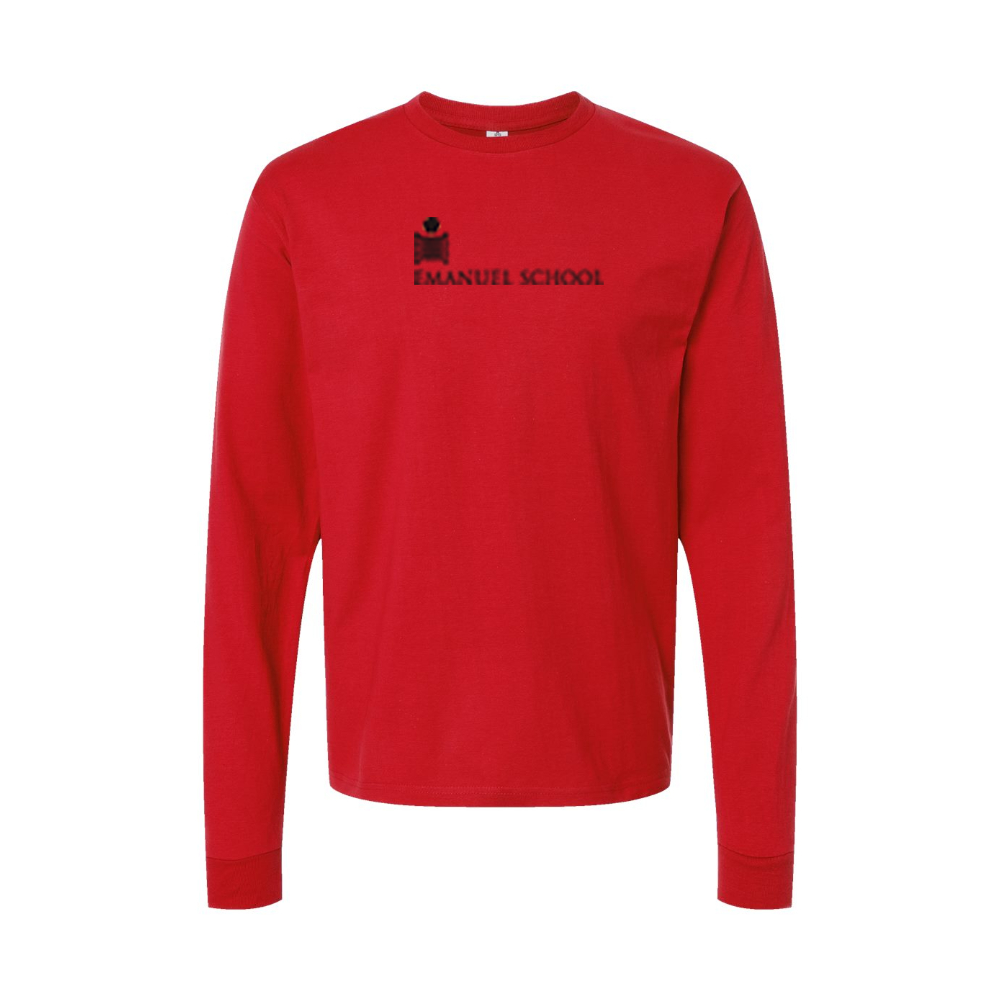 Men's Emanuel School Logo Long Sleeve T-Shirt