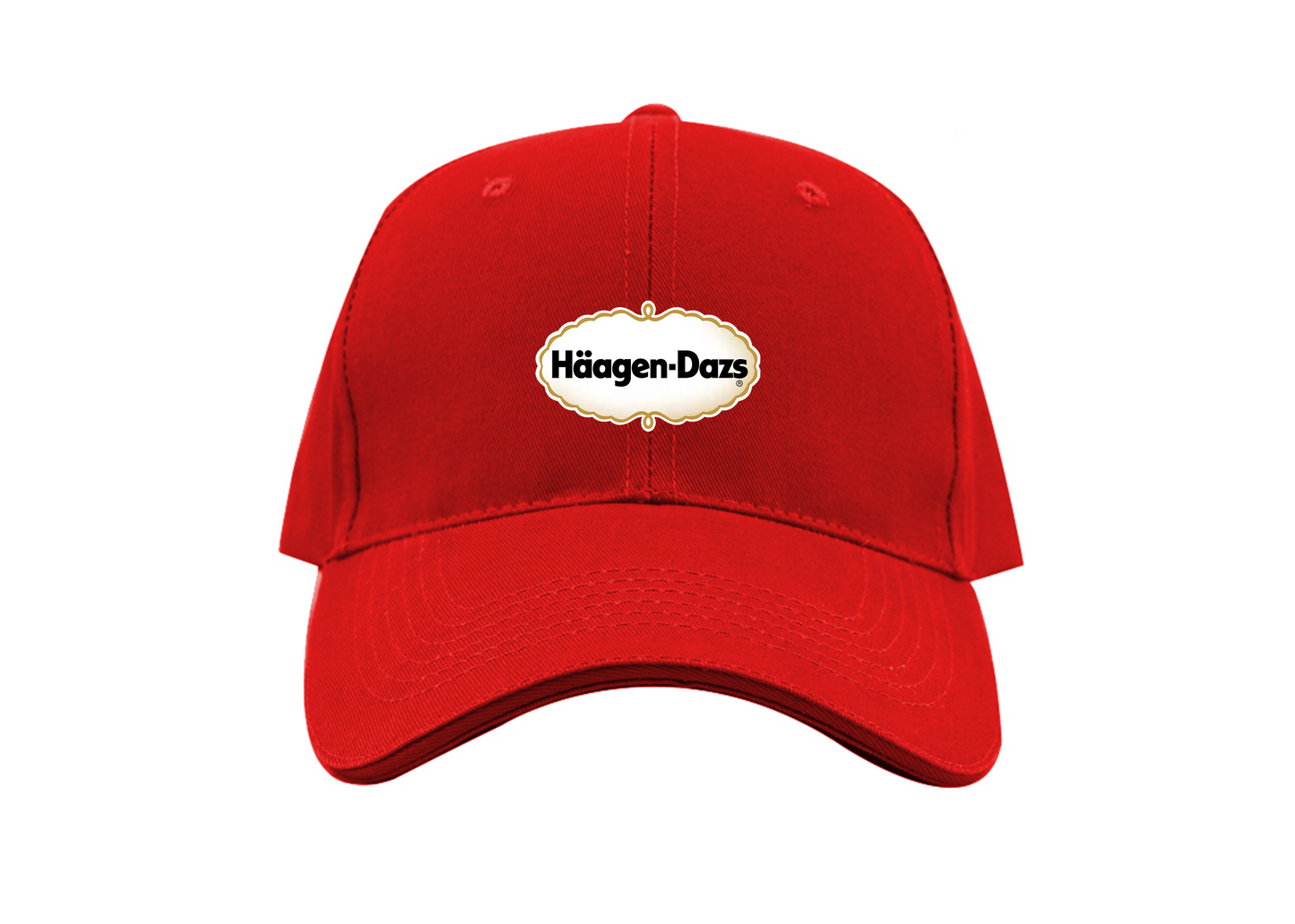 Haagen Dazs Logo Dad Baseball Cap Hat