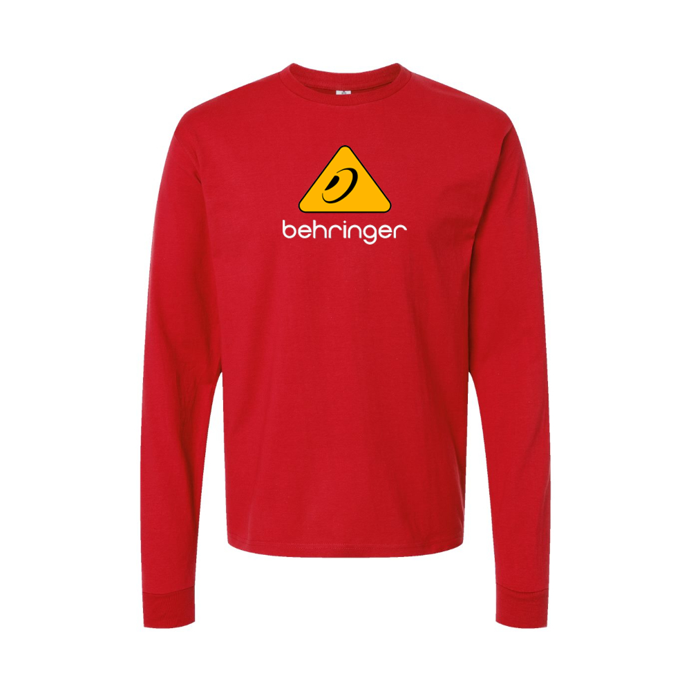 Youth Behringer  Logo Cotton Long Sleeve T-Shirt