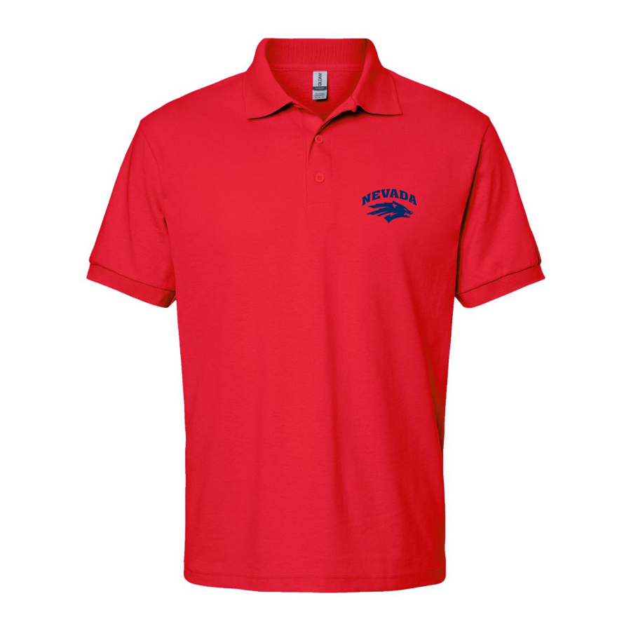 Men's Nevada Wolf Pack Logo Dry Blend Polo