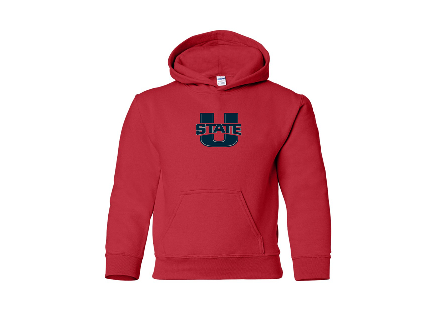 Youth Utah State Aggies Gildan Heavy Blend  Hooded Sweatshirt