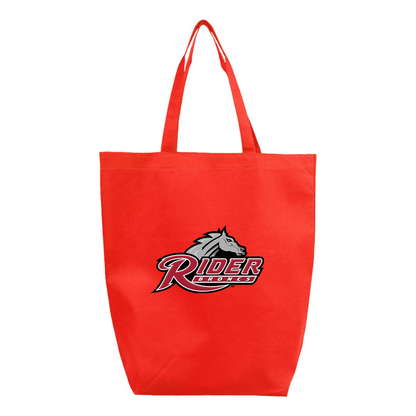 Rider Broncs Logo Q-Tees Non-Woven Gusset Bottom Tote
